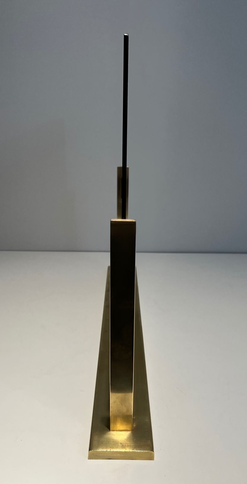 Smoked Glass And Brass Fire Screen photo Home Fixtures
