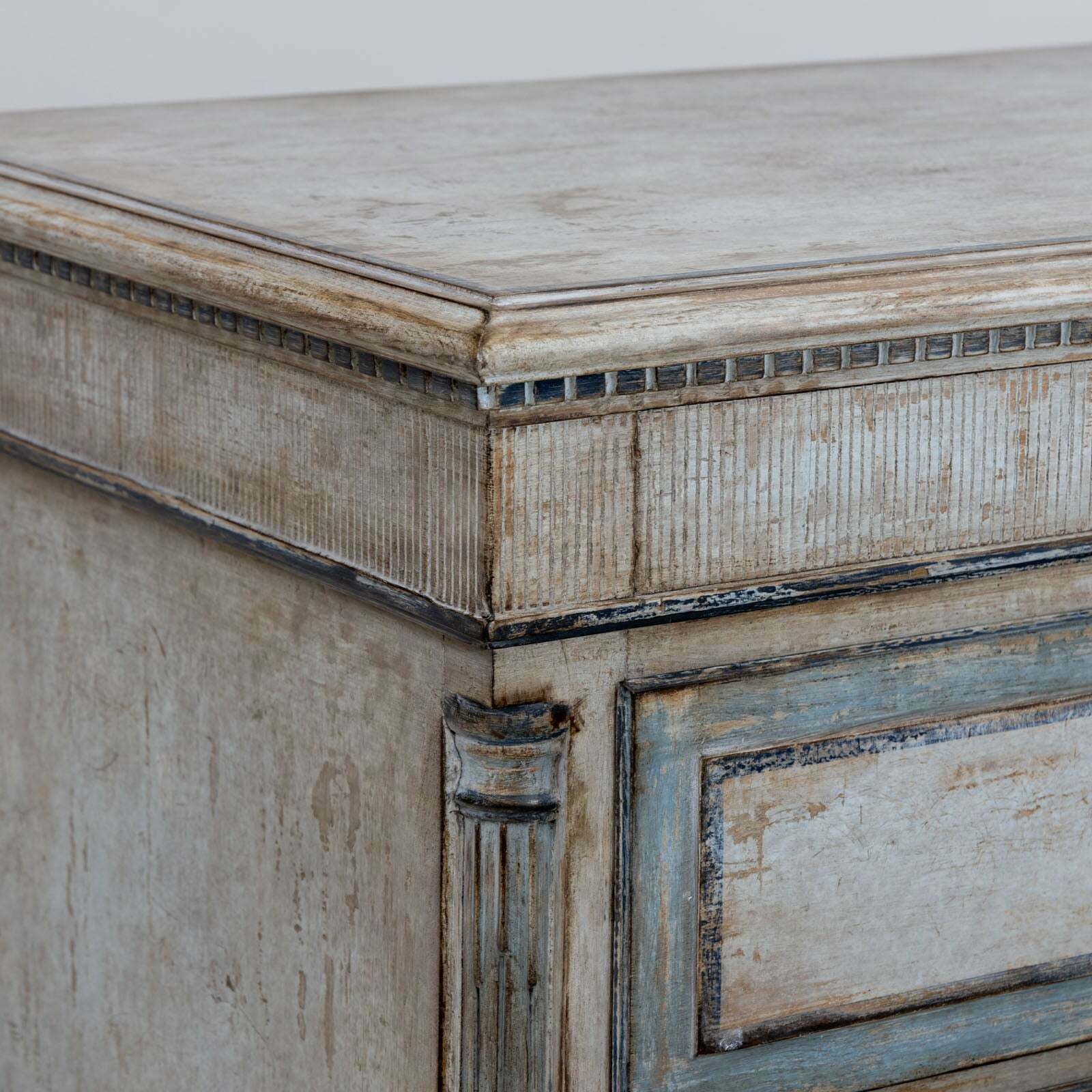 Neoclassical Tall Chest Of Drawers, Scandinavia, Early 19th Century photo Furniture