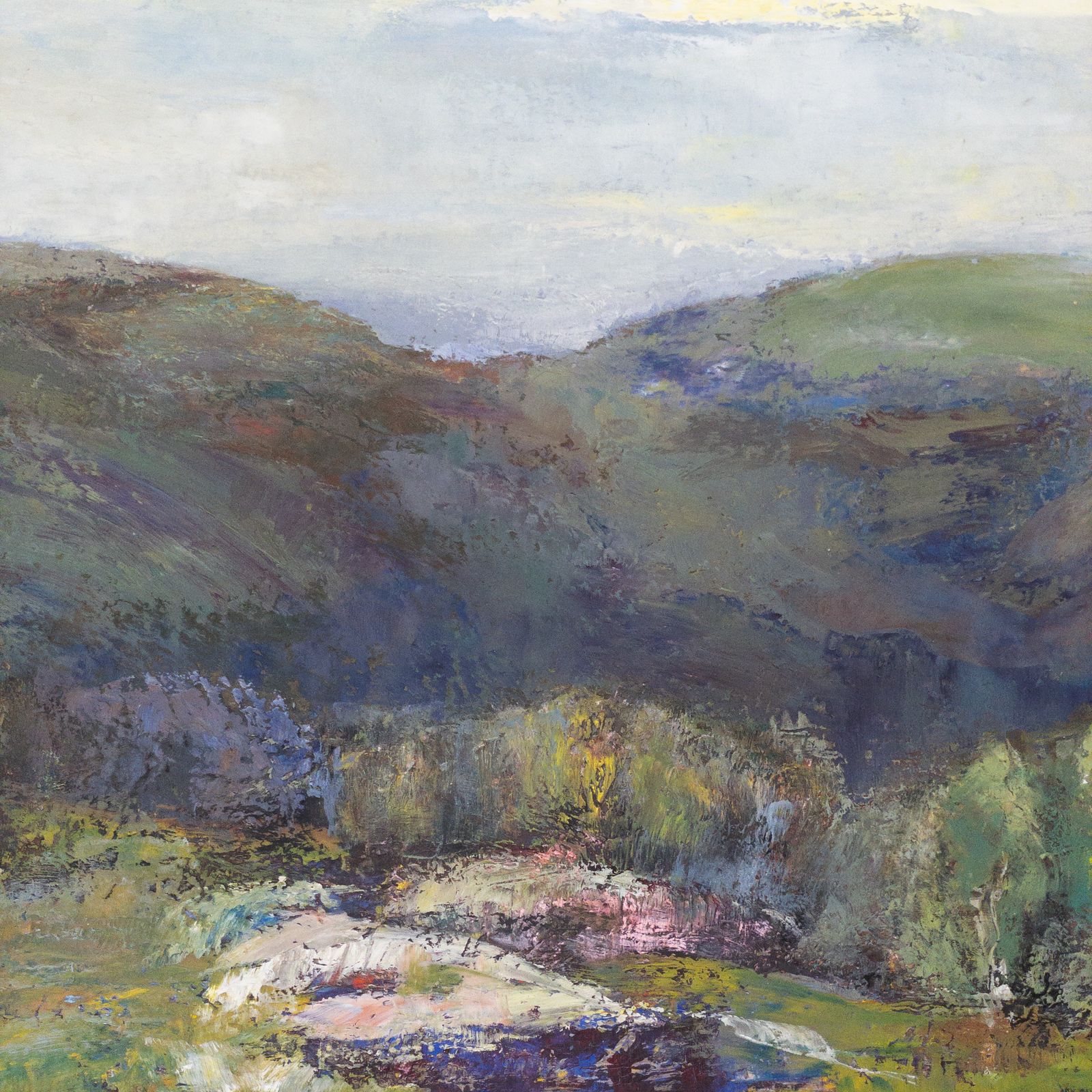 Original Mid 20th Century Swedish Landscape Oil Painting   Framed And Signed By Anders Liljeqvist (1889 1963) photo for sale