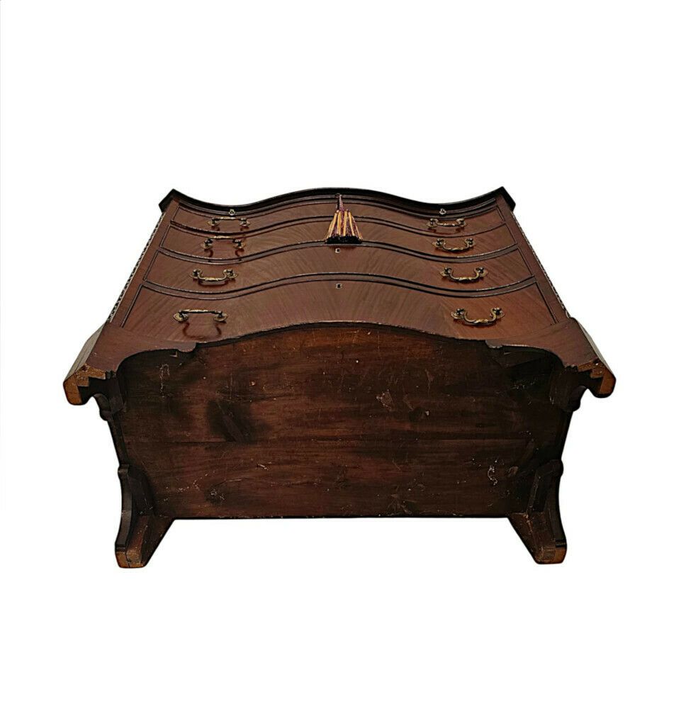 photo furniture A Very Fine Early 20th Century Serpentine Chest Of Drawers