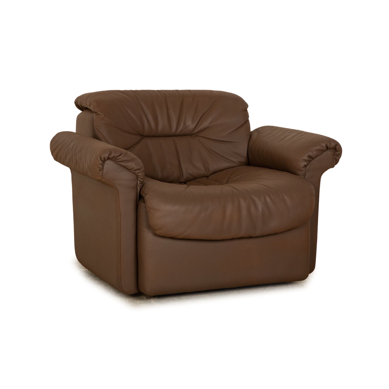 De Sede Ds 14 Leather Armchair Brown Taupe