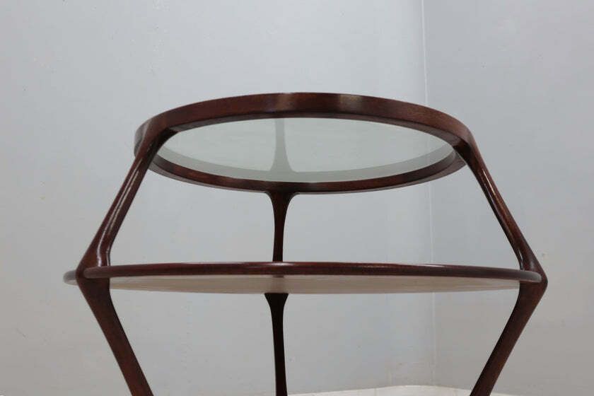 Pierluigi Giordani Occasional Round Coffee Table 1950s photo vintage
