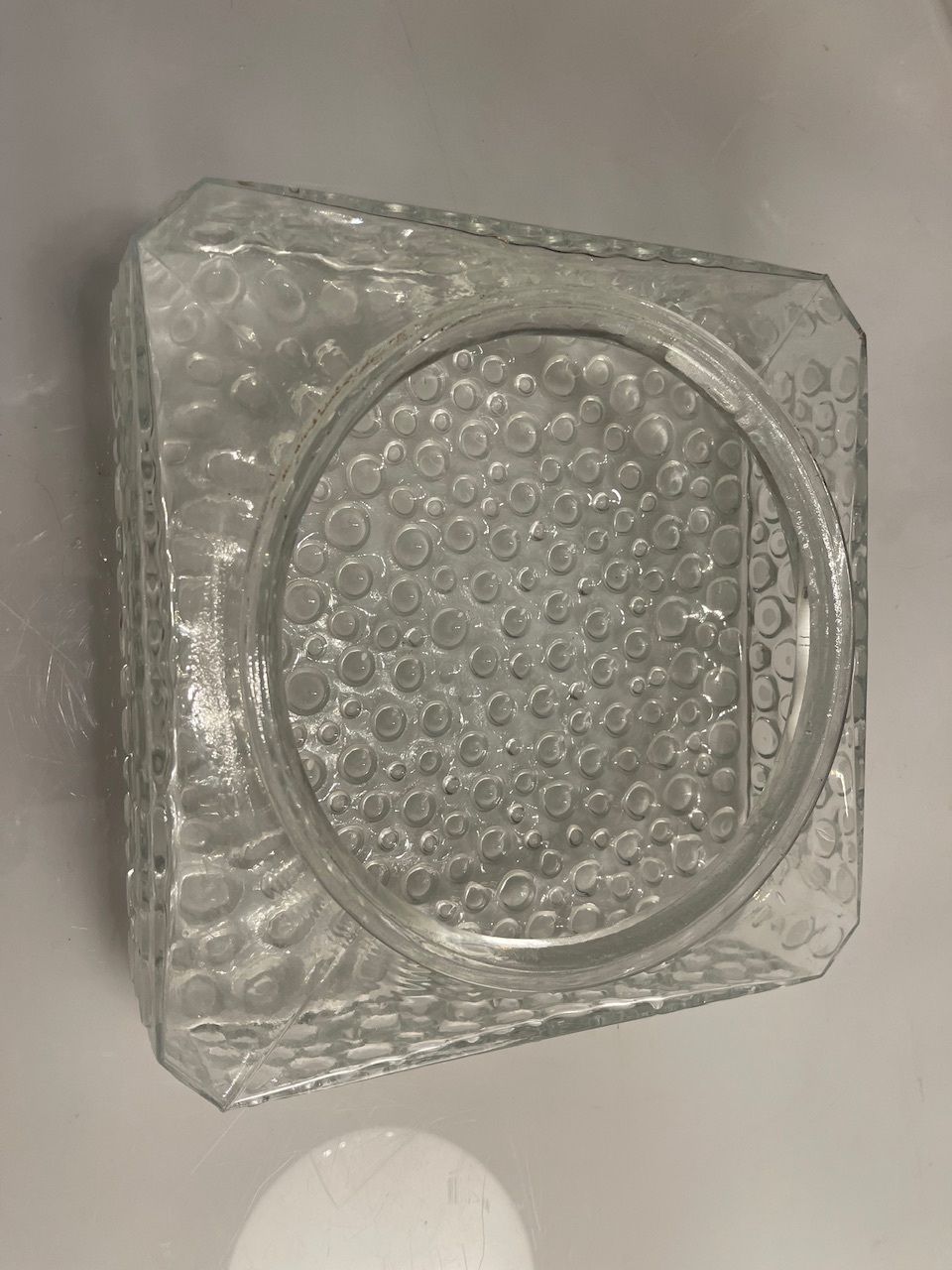 799.0 Mid Century Bubble Hustadt Crystal Glass Sconces Set Of 2 photo