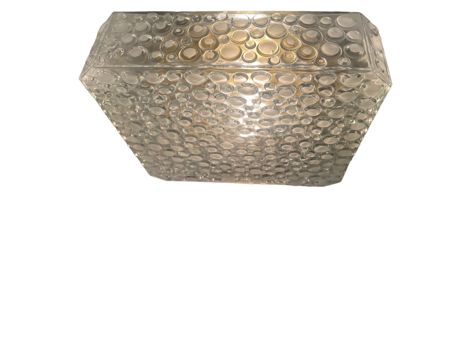 photo buy Mid Century Bubble Hustadt Crystal Glass Sconces Set Of 2
