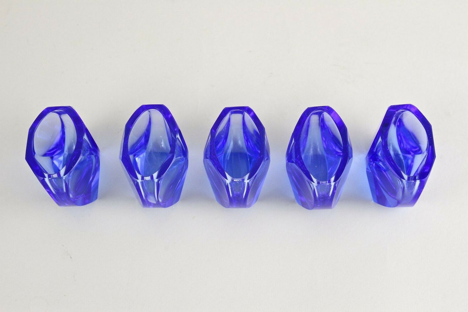 875.0 20th Century Art Deco Decanter Set/ Liquor Set With 5 Shot Glasses, Cz Circa 1920 photo