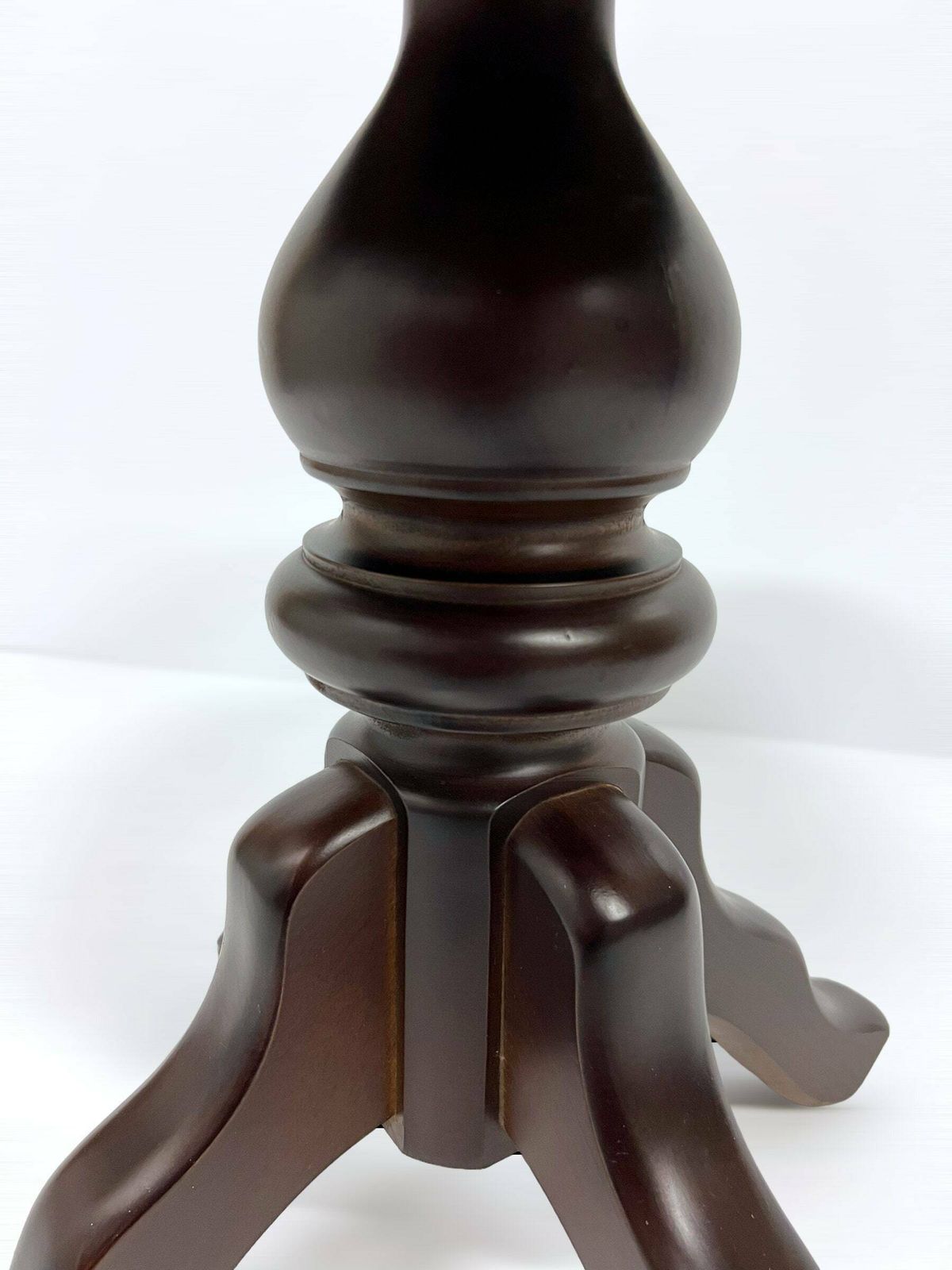 photo for sale Vintage Antique Side Table, Round Wooden Design, Dovetail Details, Luxury Side Table, Elegant French Interior