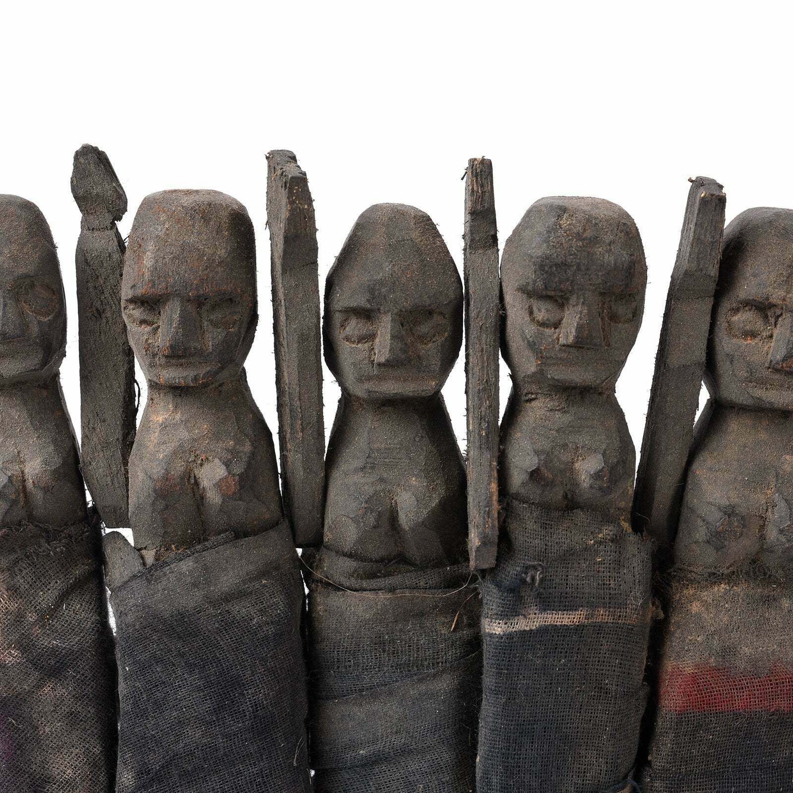 Santal Puppets From Nepal   Ca 1940's photo for sale