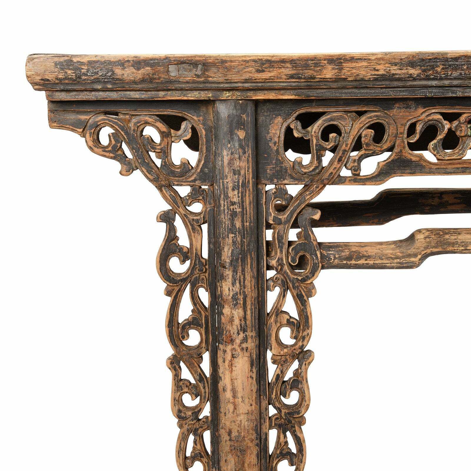 Carved Chinese Altar Table From Qinghai   19th Century photo furniture