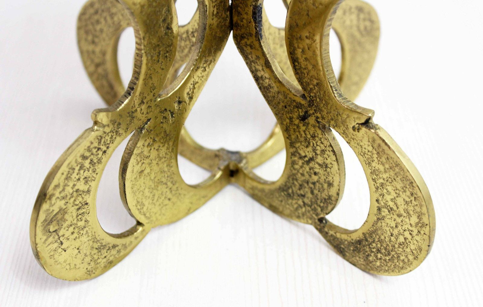photo furniture Italian Brutalist Bronze Candlestick By Guiseppe Gallo 1960