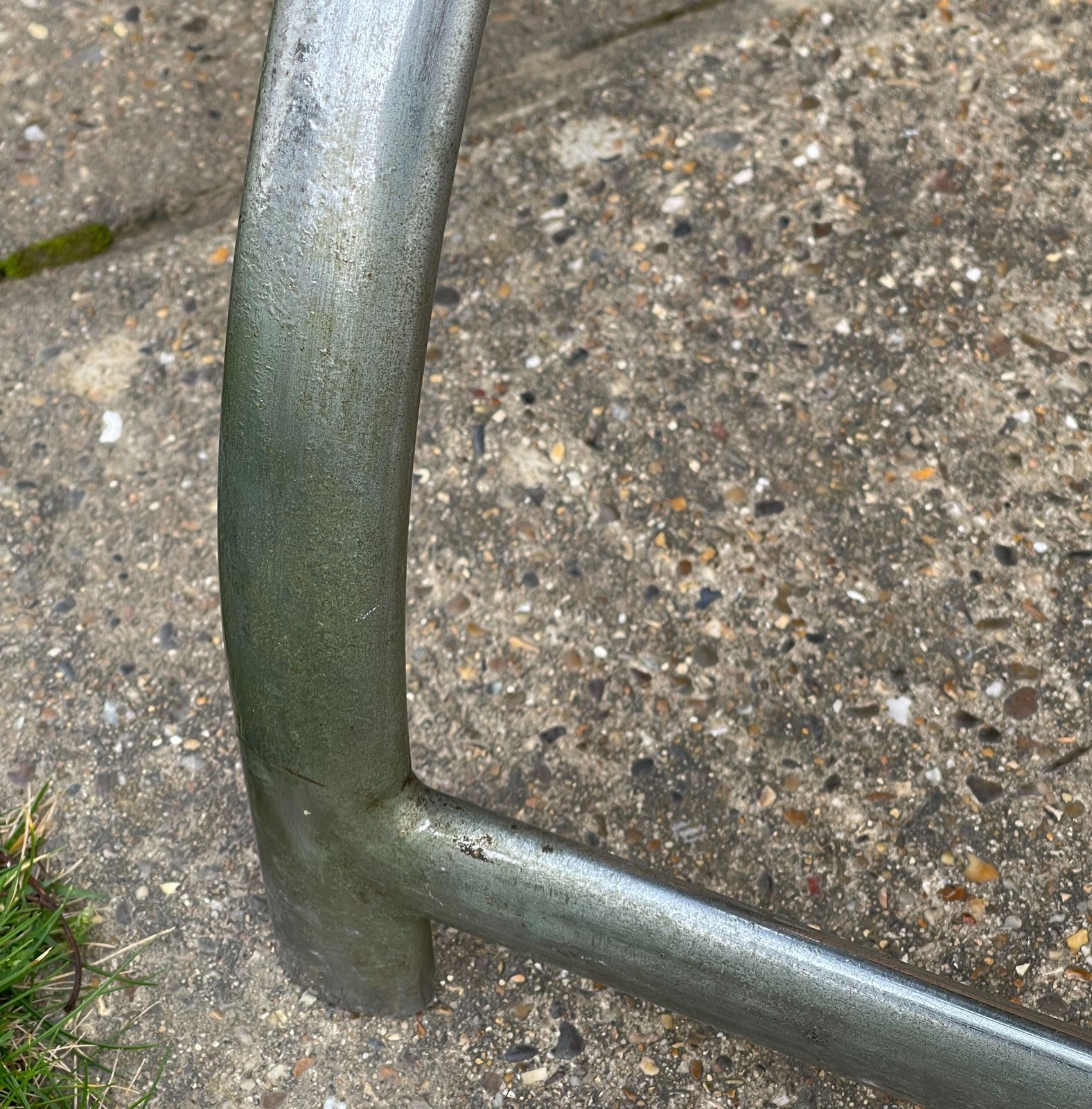 photo for sale Ambrose Heal, A Rare Pair Of Original Heal's 1930s Chromium Plated Tubular Steel And Leather Roman Curule Chairs