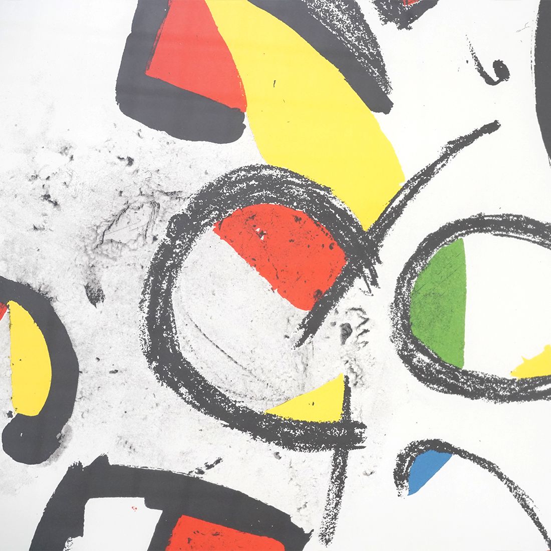 Poster “L’uccello Luce” By Joan Mirò For The Venice Biennale, 1981 photo Art