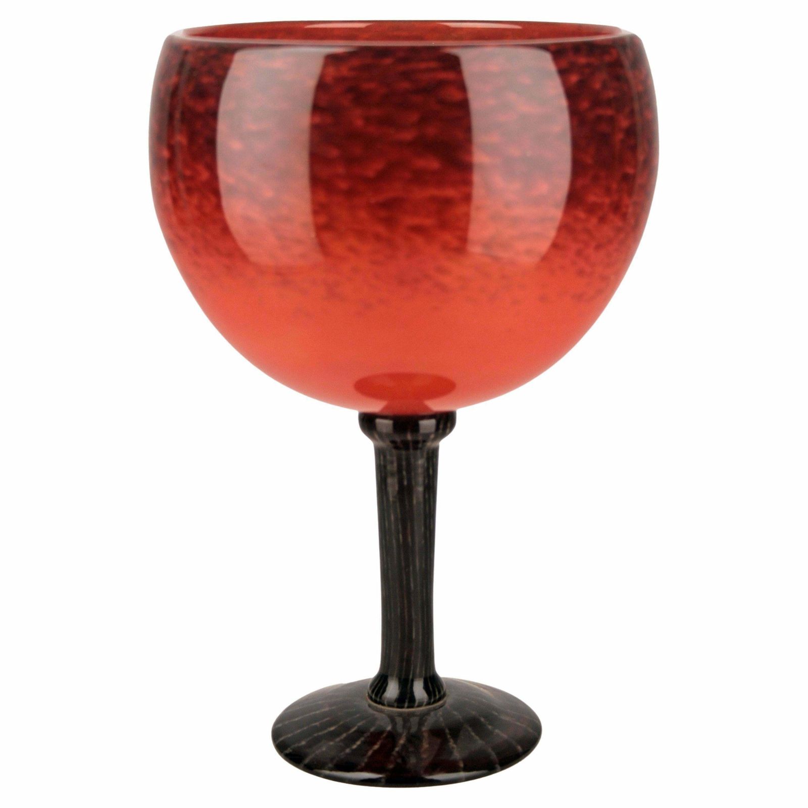 Early 20th Century Art Déco French Art Glass Footed Vase By German Artist Charles Schneider