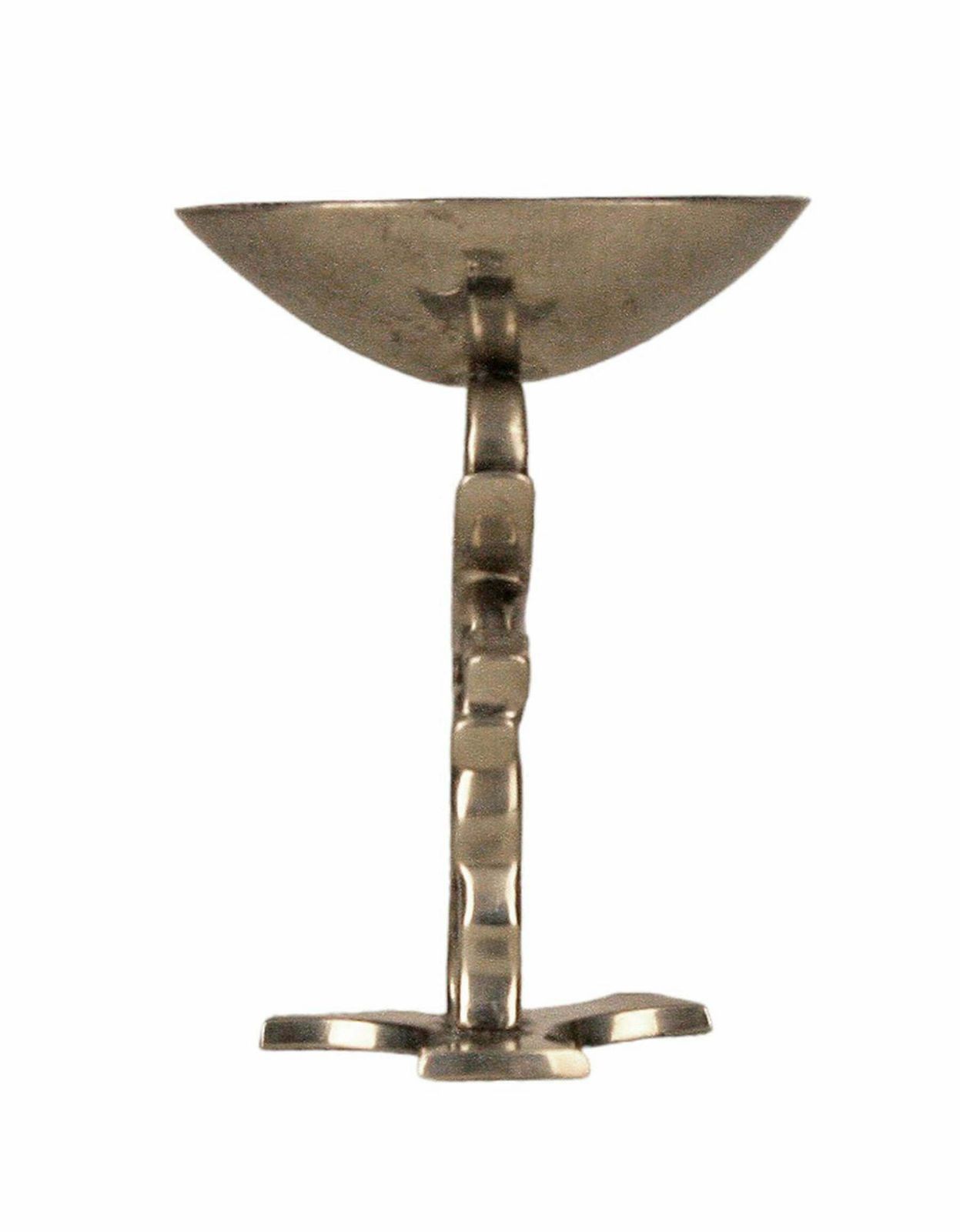 1930s Art Déco Silvered Metal Elephant Holding An Ashtray By Werkstätte Hagenauer Wien, Austria photo Home Decor