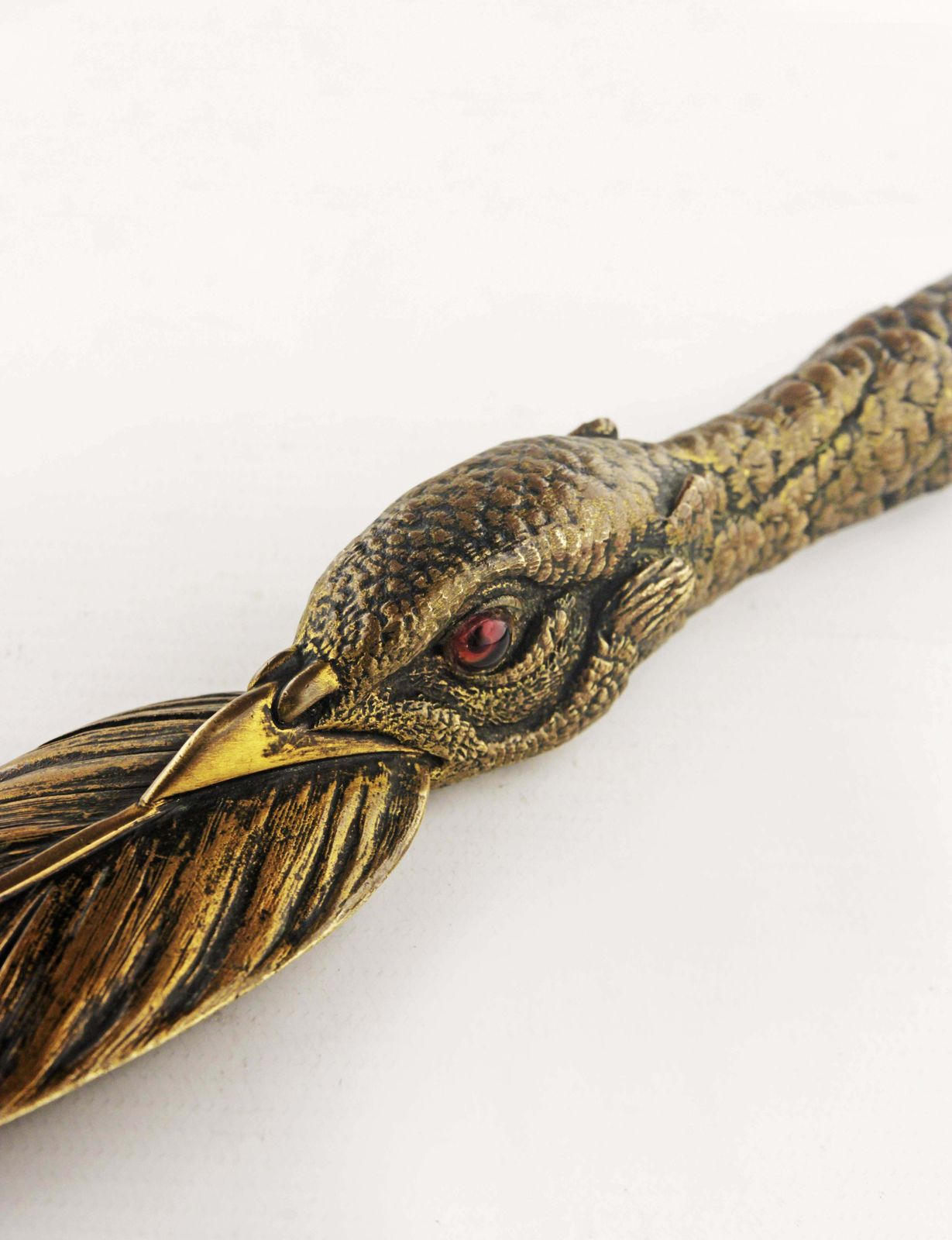 Late 19th Century Bronze Letter Opener Knife Depicting An Eagle Made By French Animalier Sculptor Jules Moigniez photo buy
