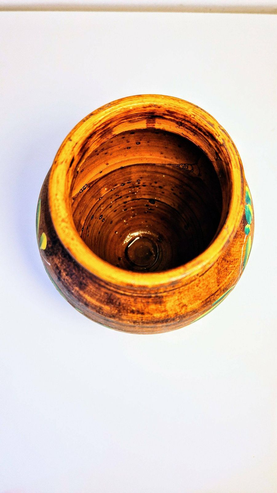Hand Painted Earthenware Botossi Pot photo 55.0