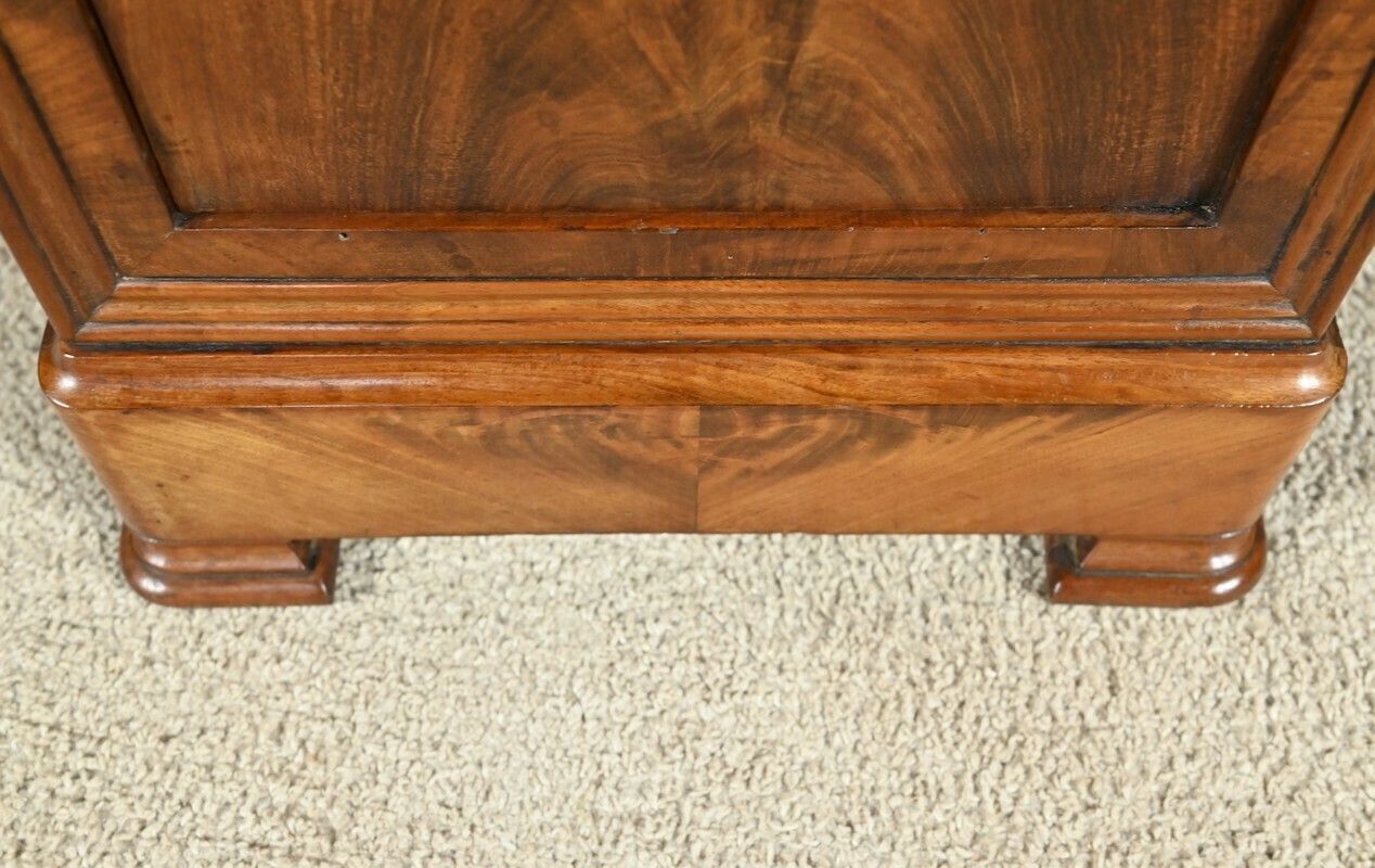 photo for sale Mahogany Bedside Table, Restoration Style – 2nd Part 19th Century