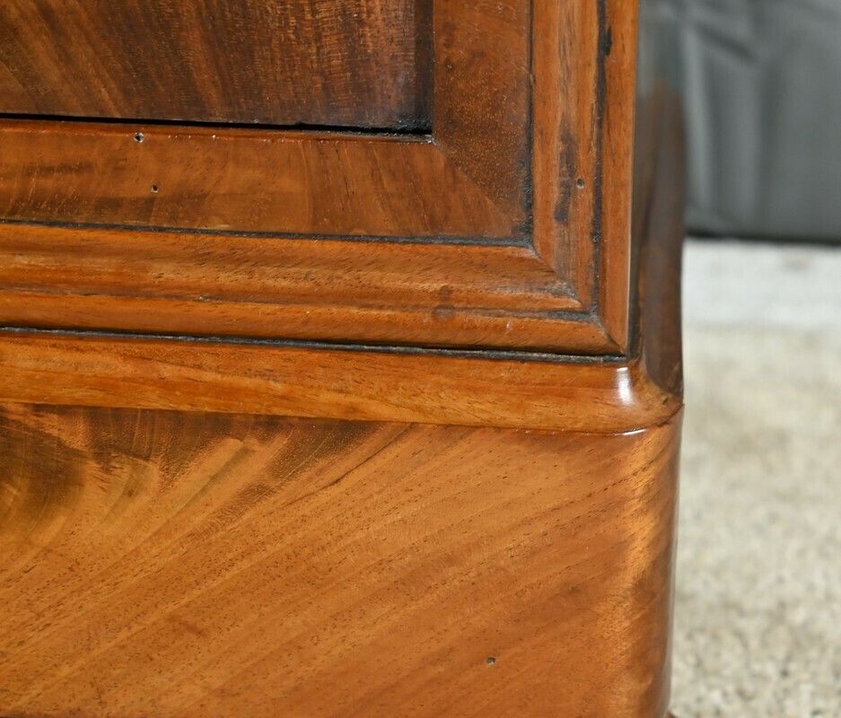 1220.0 Mahogany Bedside Table, Restoration Style – 2nd Part 19th Century photo