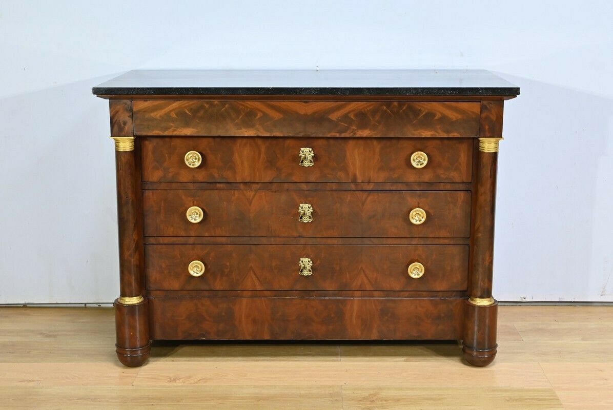 Mahogany Chest Of Drawers, Empire Period – Early 19th Century