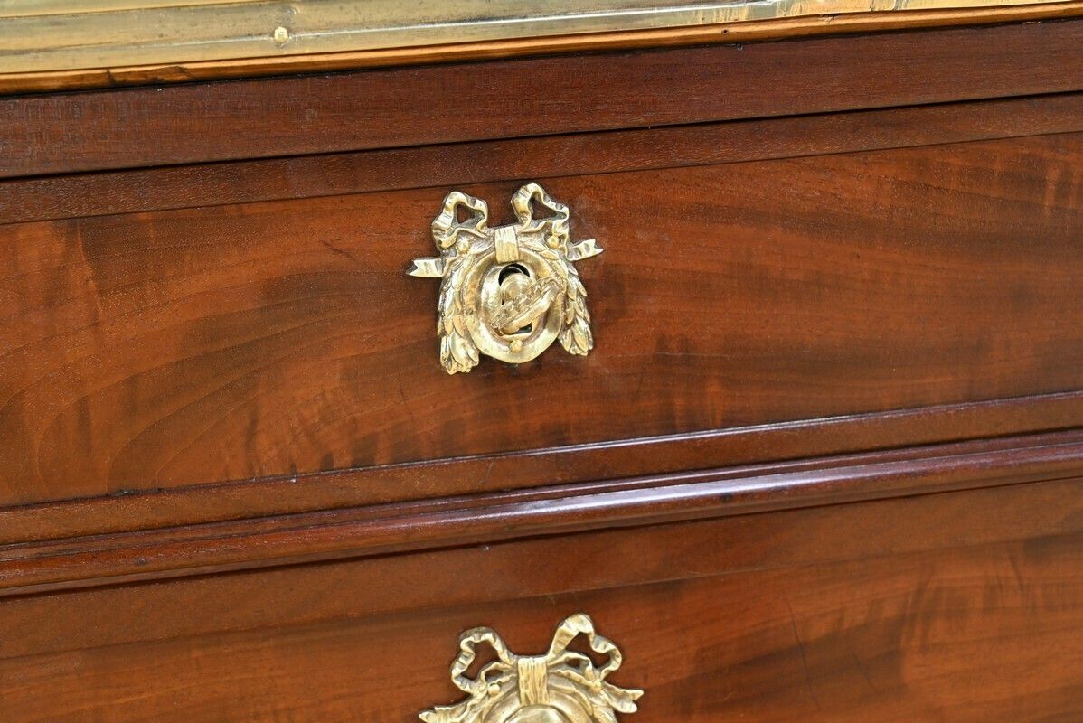 Furniture Cuban Mahogany Chest Of Drawers, Louis XVI Period – 2nd Part 18th Century photo