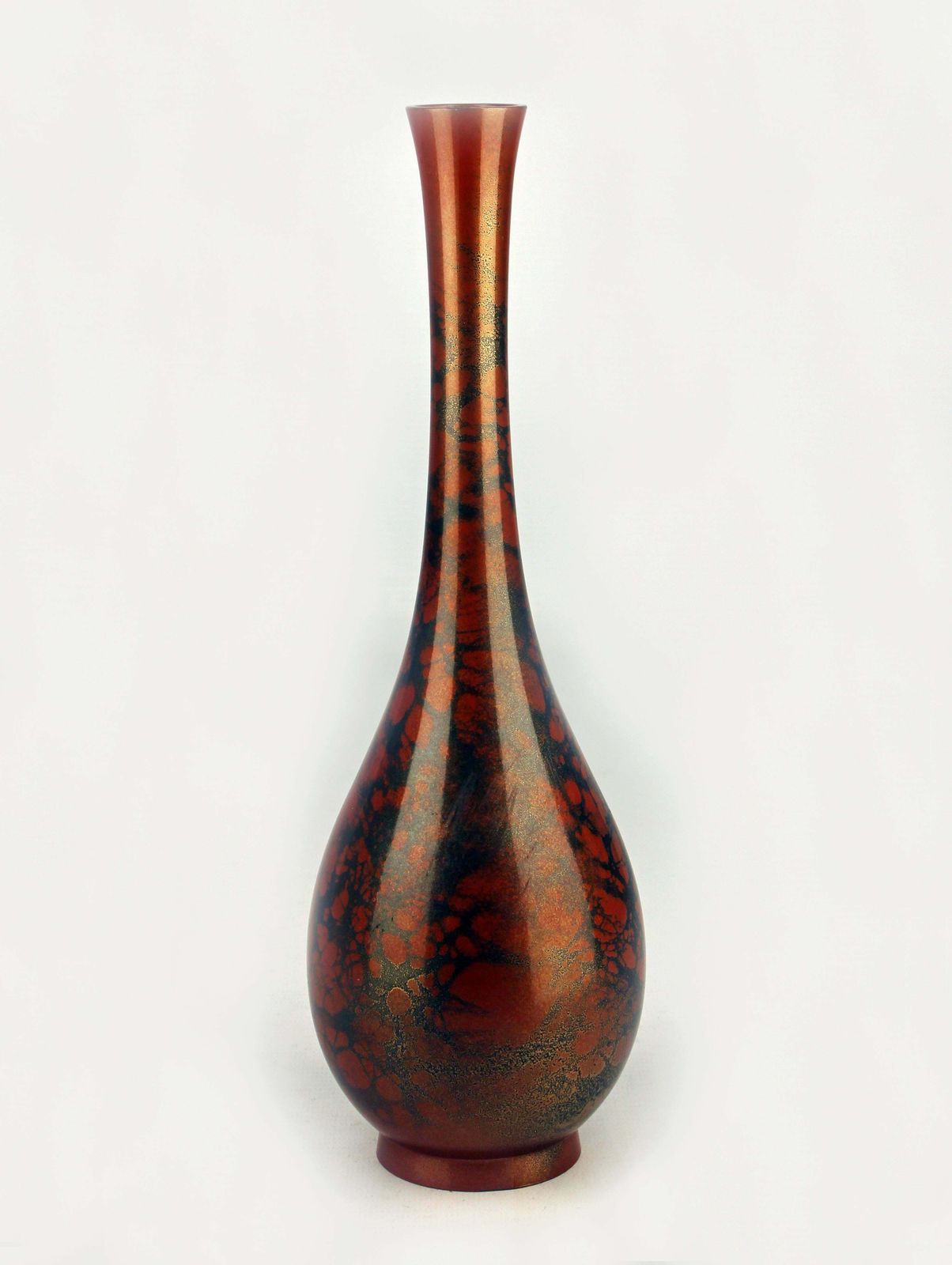 20th Century/Shōwa Period Murashido Patinated And Polished Bronze Japanese Vase photo furniture