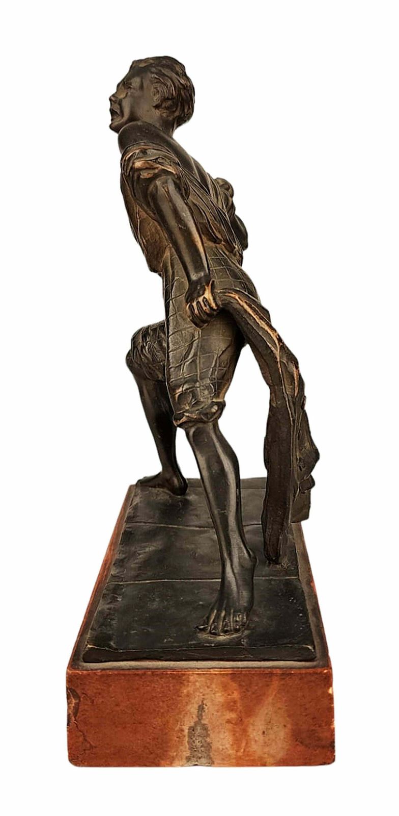 Early 20th Century Italian Bronze Sculpture Depicting Giambattista Perasso 'Balilla' photo furniture