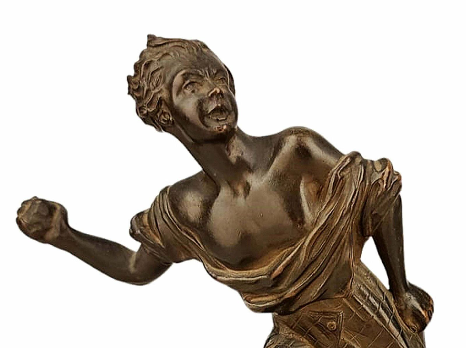 Early 20th Century Italian Bronze Sculpture Depicting Giambattista Perasso 'Balilla' photo 1375.0