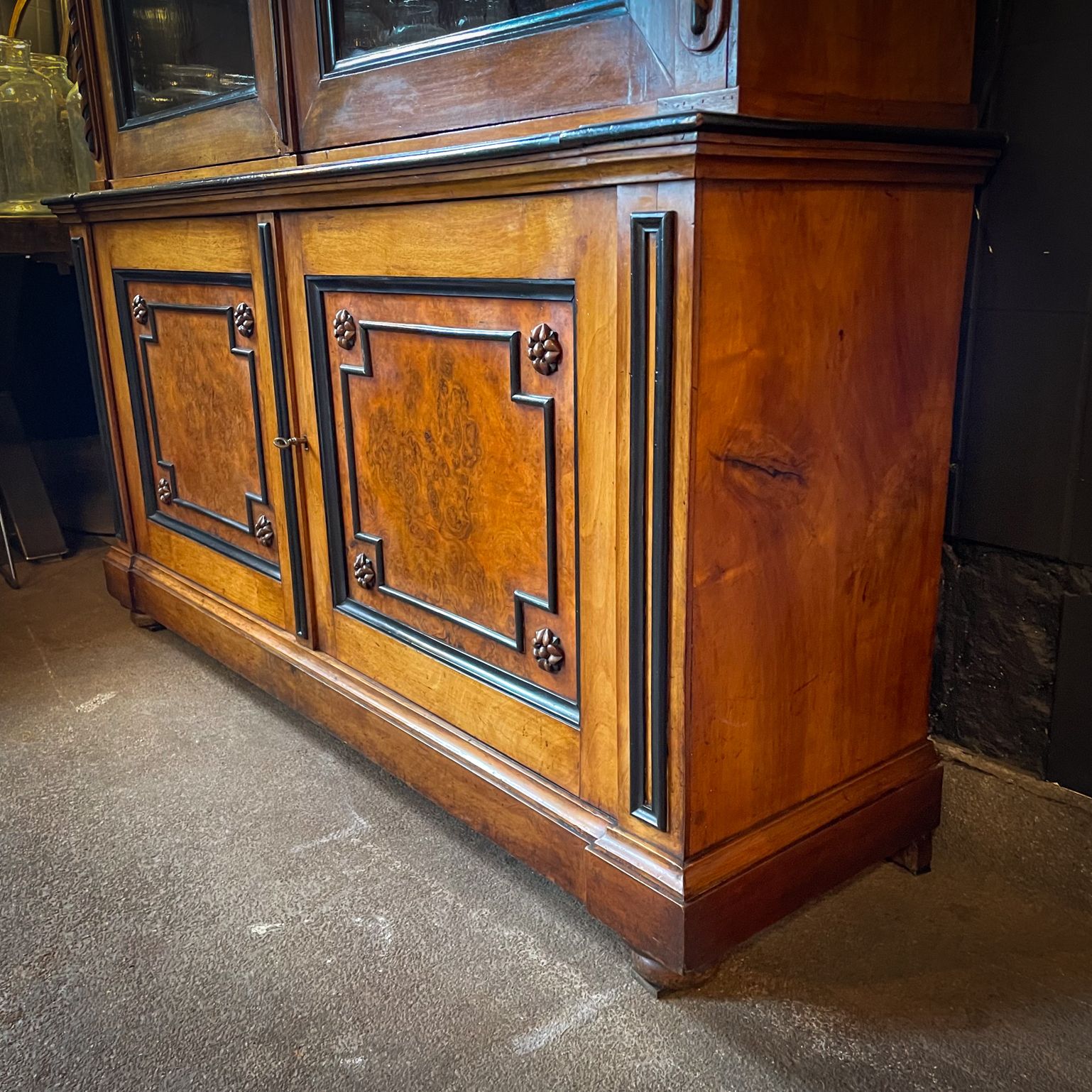 3750.0 Antique Men's Room Bookcase – Belgium 1880 photo
