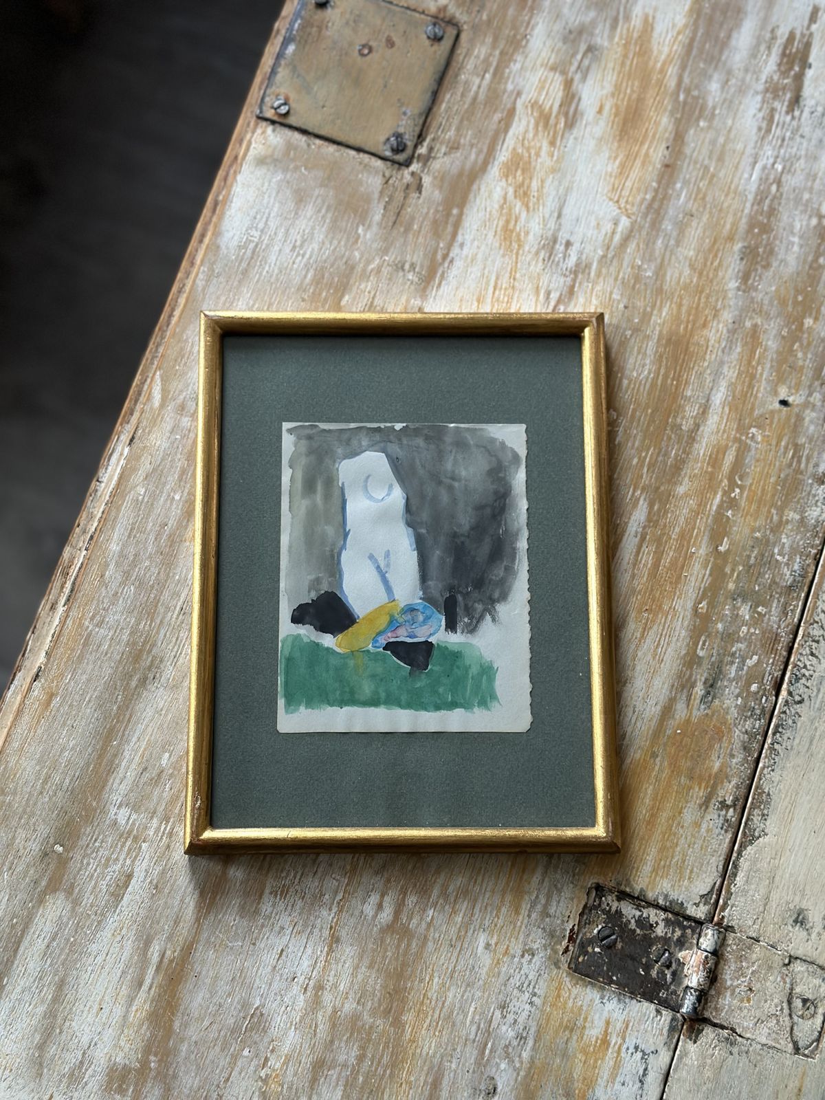 Watercolour Of A Woman’s Figure photo for sale