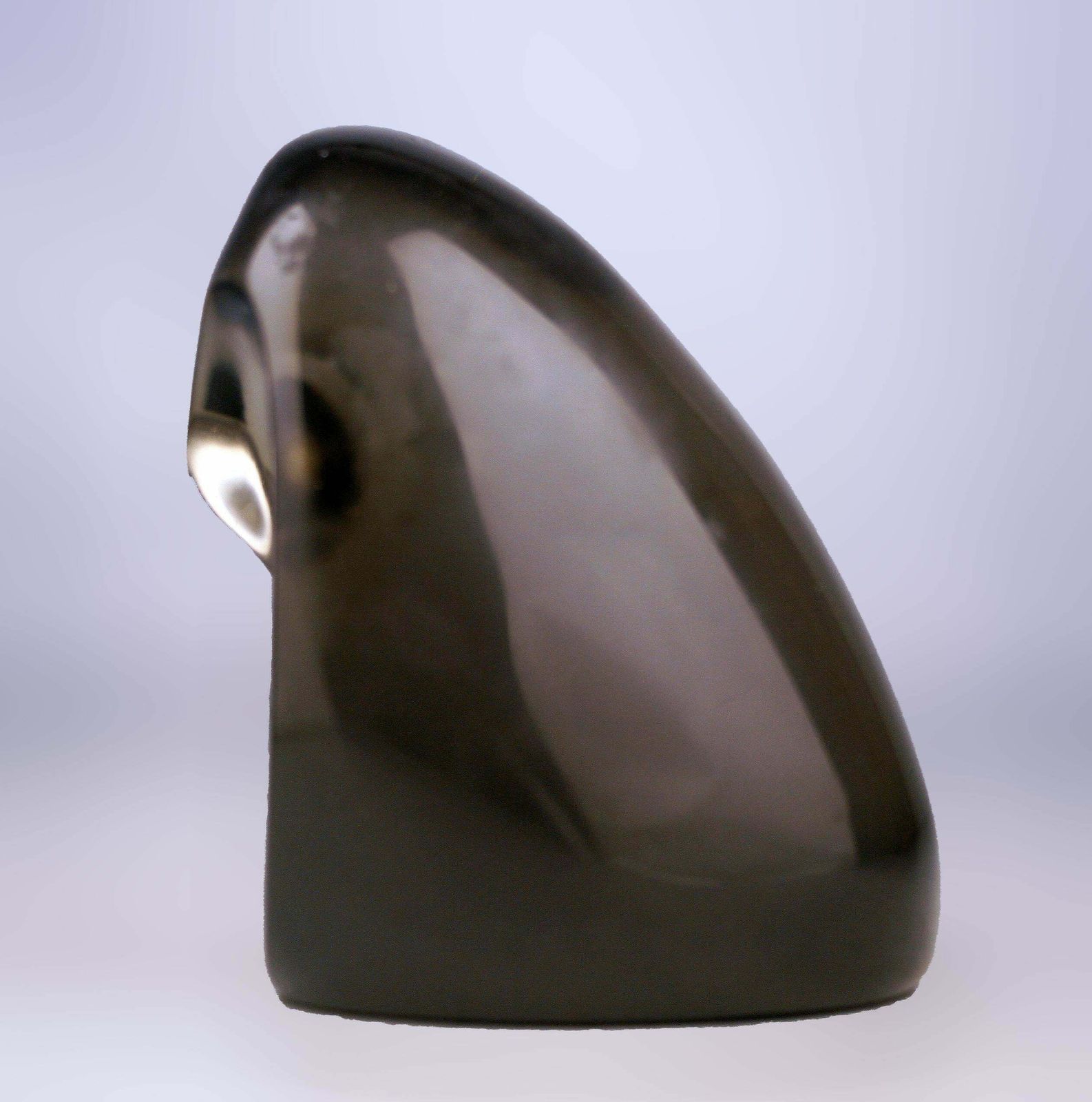 Space Age Palatnik Like Brazilian Op Art Acrylic/Lucite Monochromatic Translucent Owl Sculpture/Paperweight By Aldemir Martins, Brazil photo vinterior