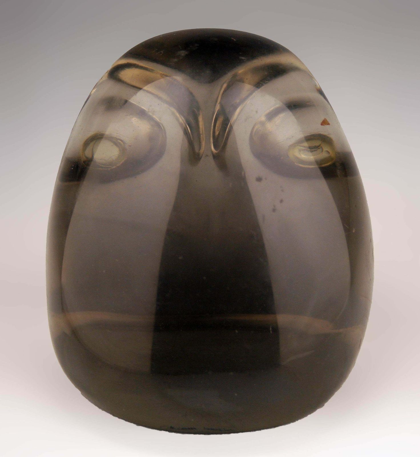 Space Age Palatnik Like Brazilian Op Art Acrylic/Lucite Monochromatic Translucent Owl Sculpture/Paperweight By Aldemir Martins, Brazil photo buy