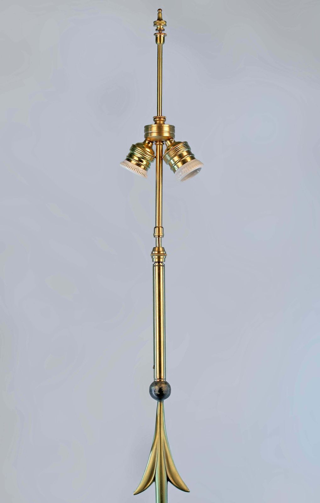 Late 19th Century French Ormolu/Gilt Bronze Arrow Shaped Floor Lamp By Maison Jansen photo for sale