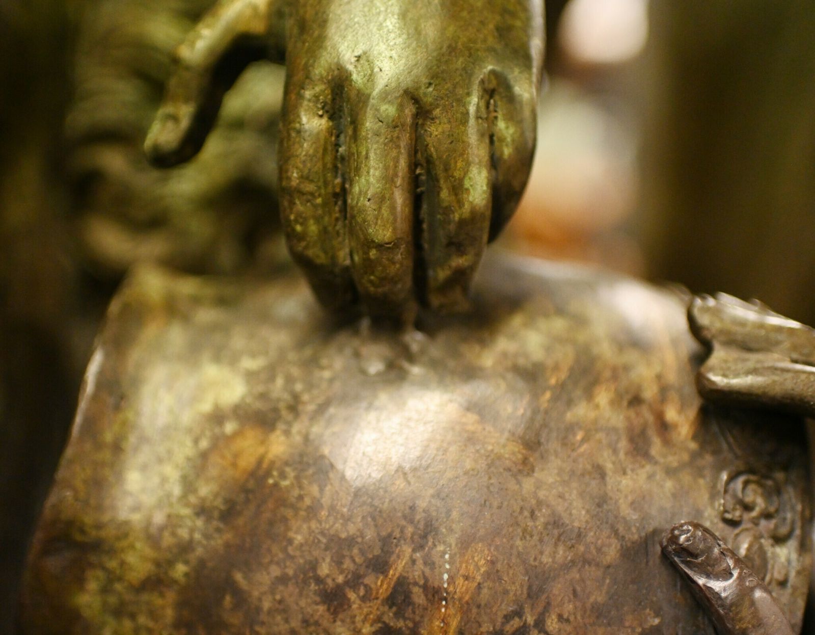 Pair Xl Bronze Fountains   Italian Maiden Statues Garden Plaques photo buy