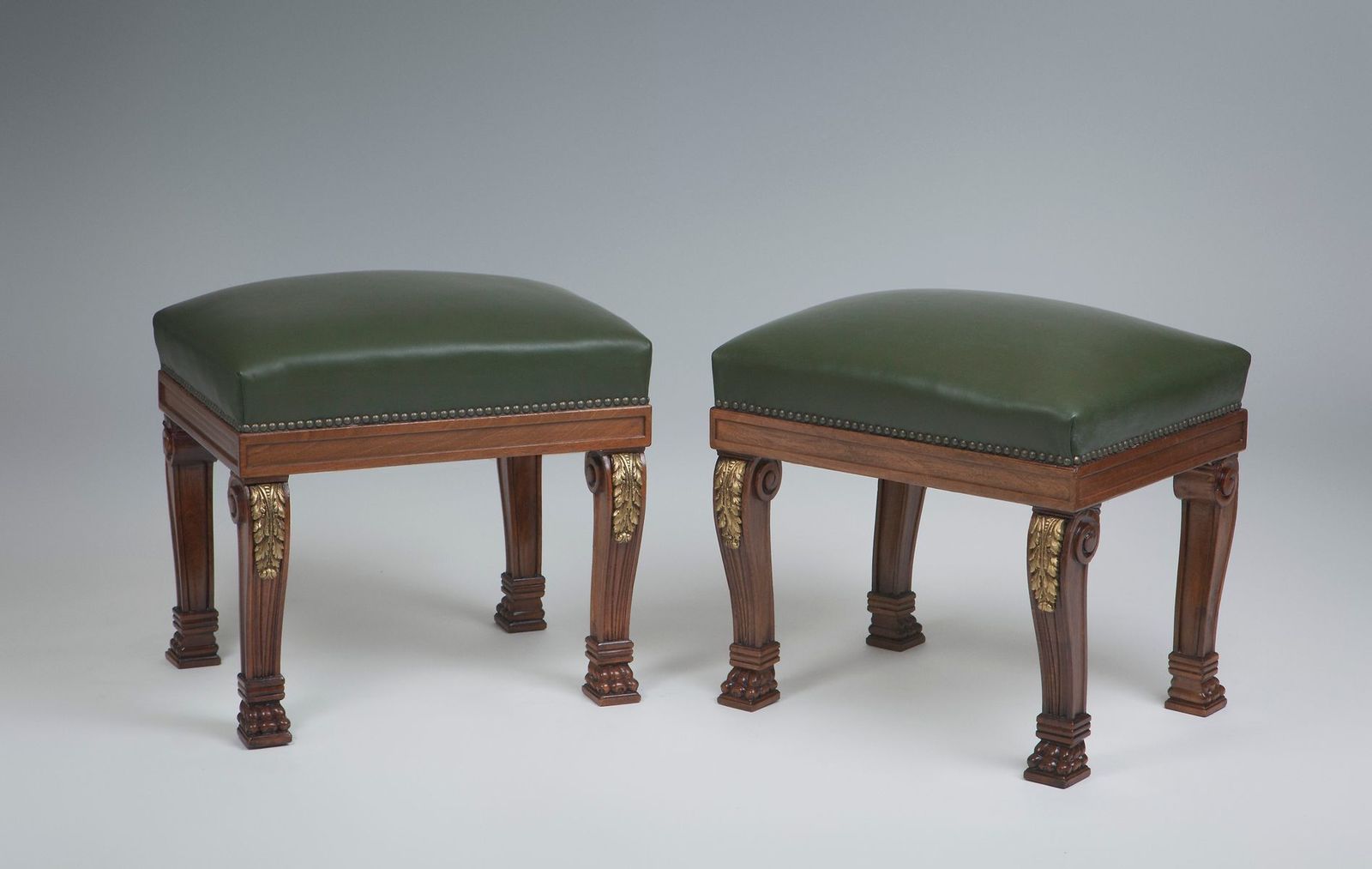 British Will IV Style Banquettes, 1950s, Set Of 2