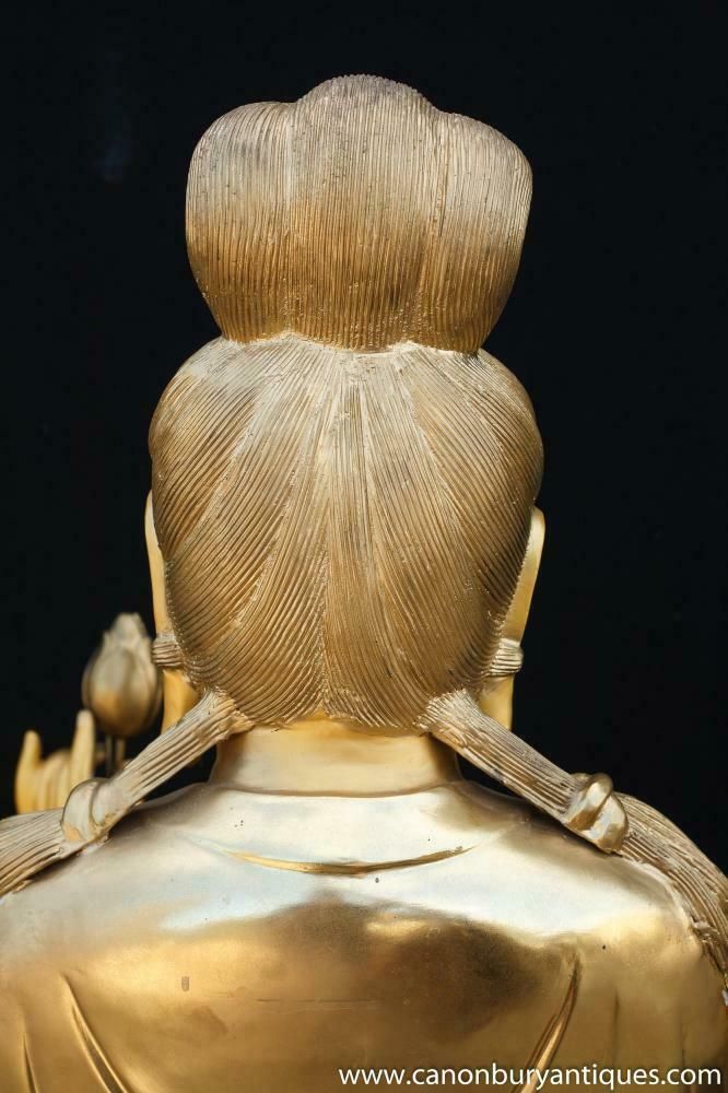 Bronze Tibetan Buddha Statue Lotus Pose Buddhism Buddhist Art photo 3250.0