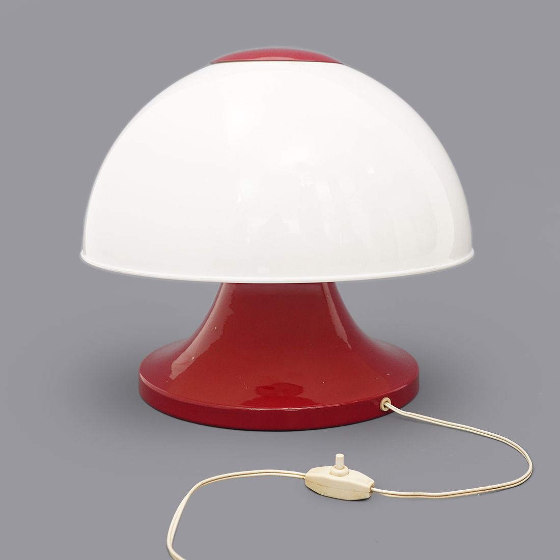 Red Mushroom Lamp, 1960s photo Lighting