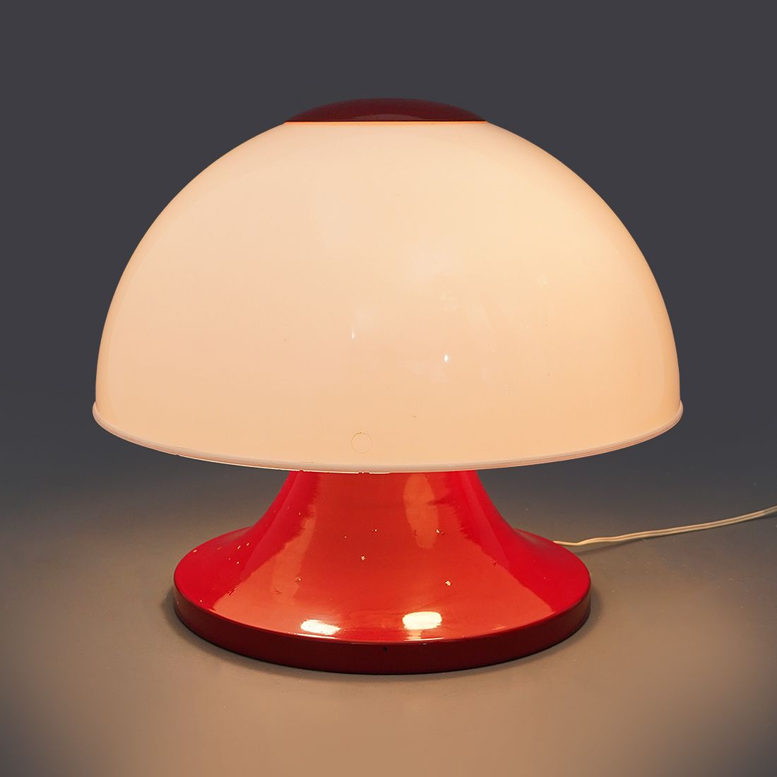 Lighting Red Mushroom Lamp, 1960s photo