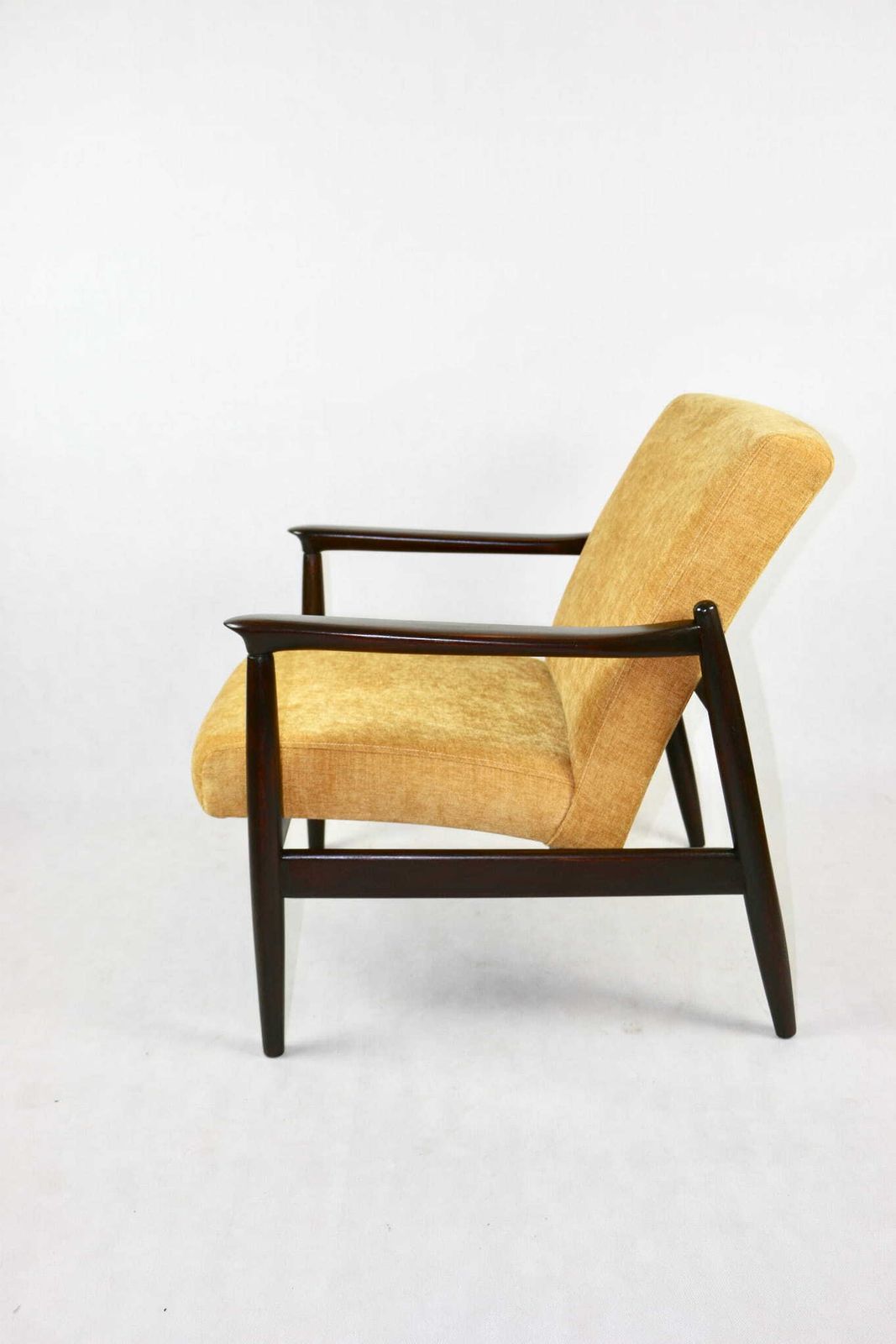 Gfm 64 Armchair, Designed By Edmund Homa, Yellow Structural From The 1960s   2 Pieces Available photo Furniture