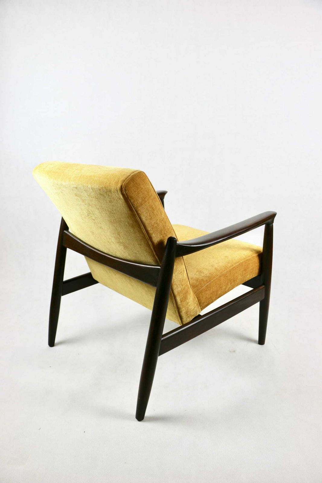 Gfm 64 Armchair, Designed By Edmund Homa, Yellow Structural From The 1960s   2 Pieces Available photo buy