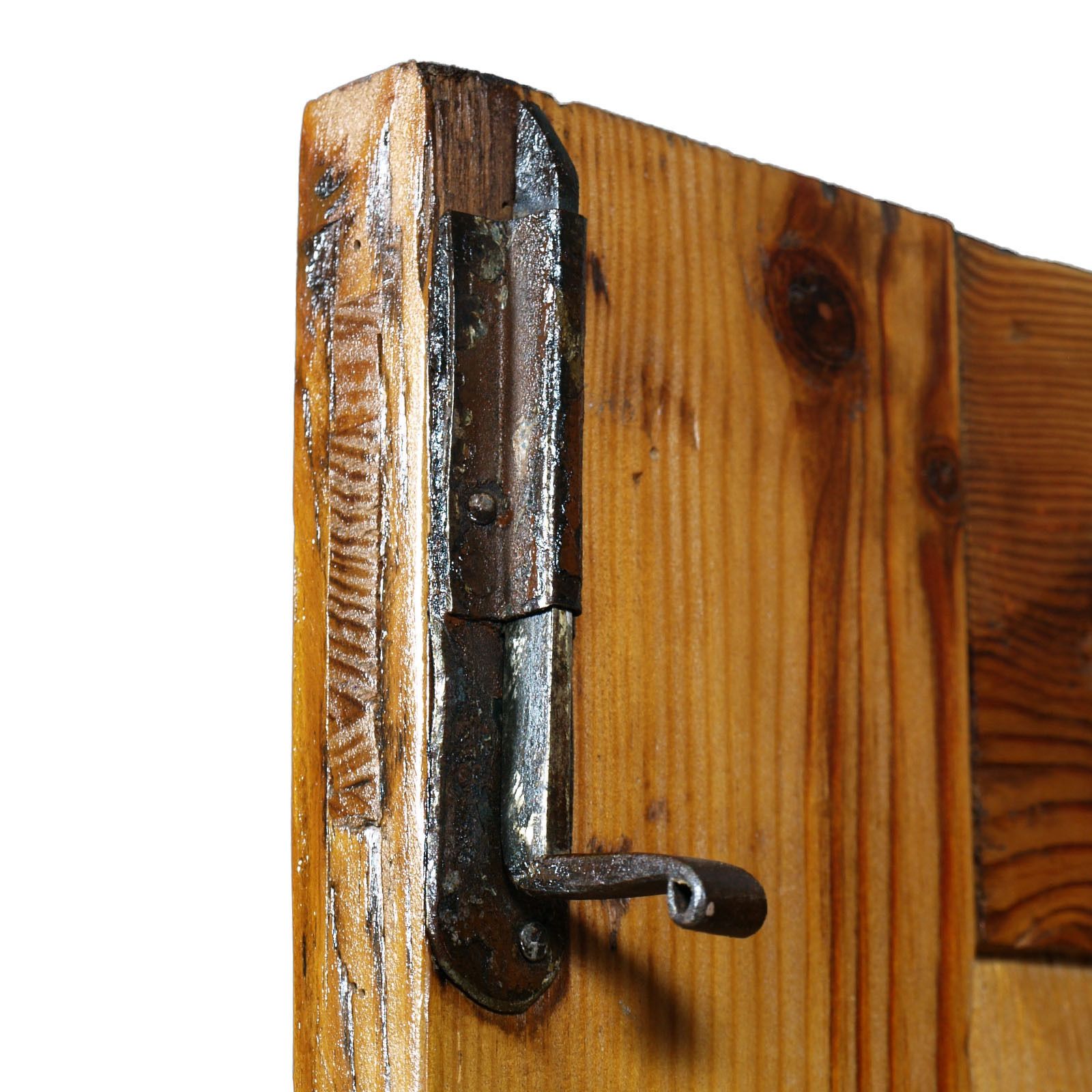 Austrian Tyrol 1860s Wardrobe Biedermeier In Solid Wood Wax Polished photo for sale