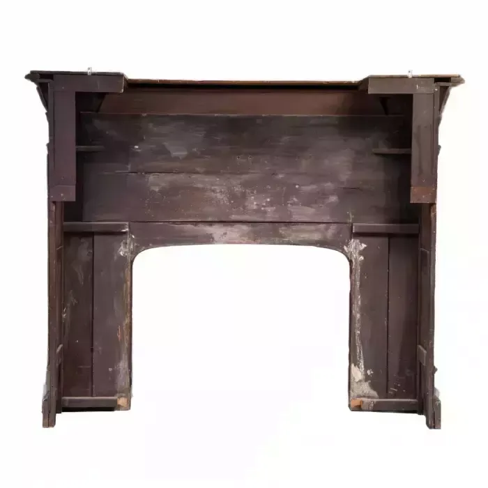 Carved Oak Fireplace In Renaissance Style. photo 5852.0