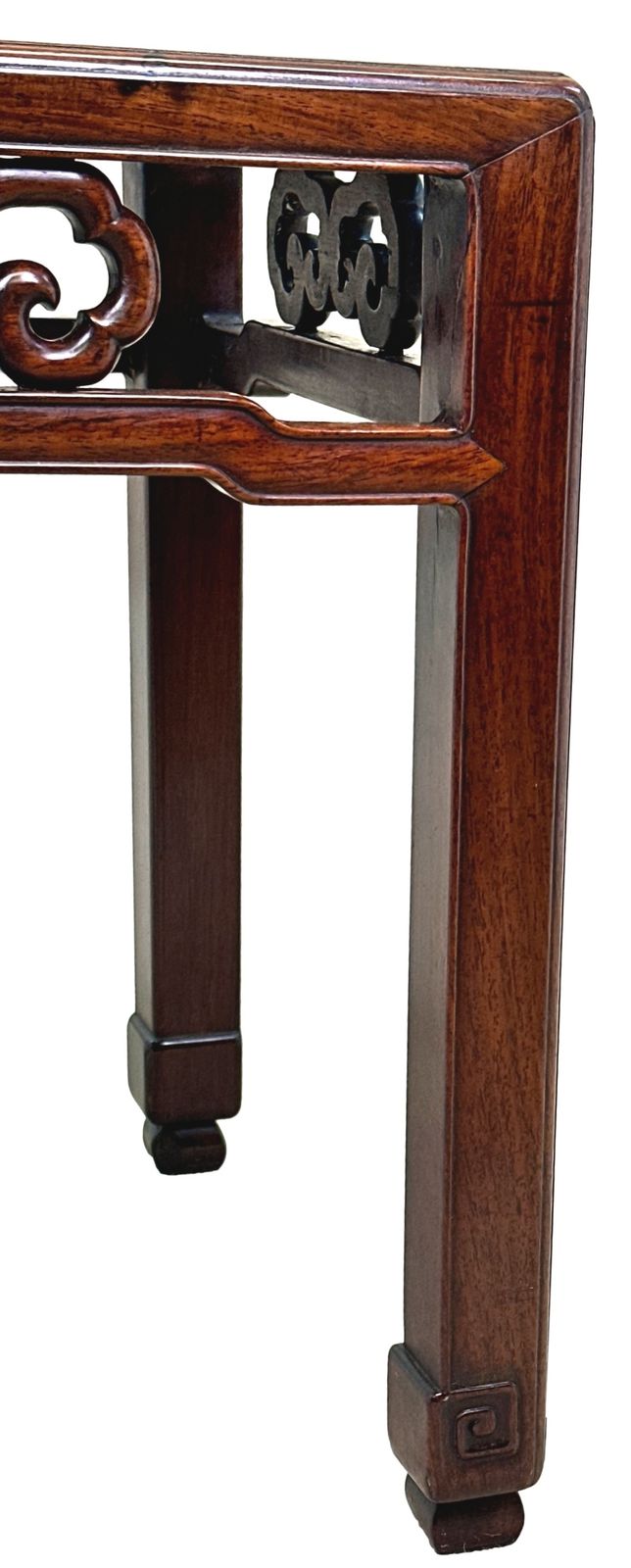 Oriental Hardwood Square Coffee Table Stand (China, Circa 1870) photo 1495.0