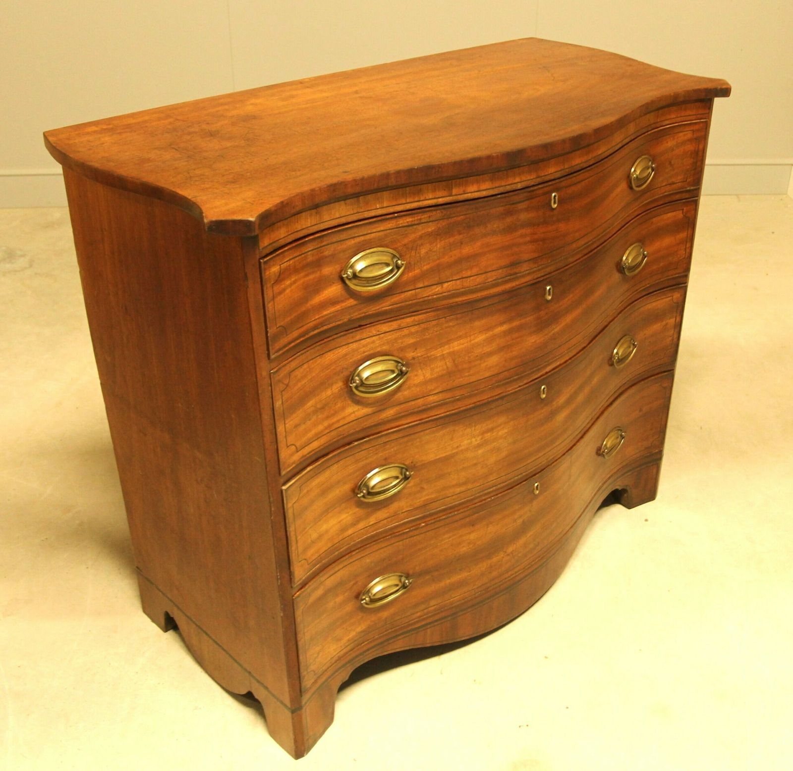 George III Serpentine Chest Of Drawers photo Furniture