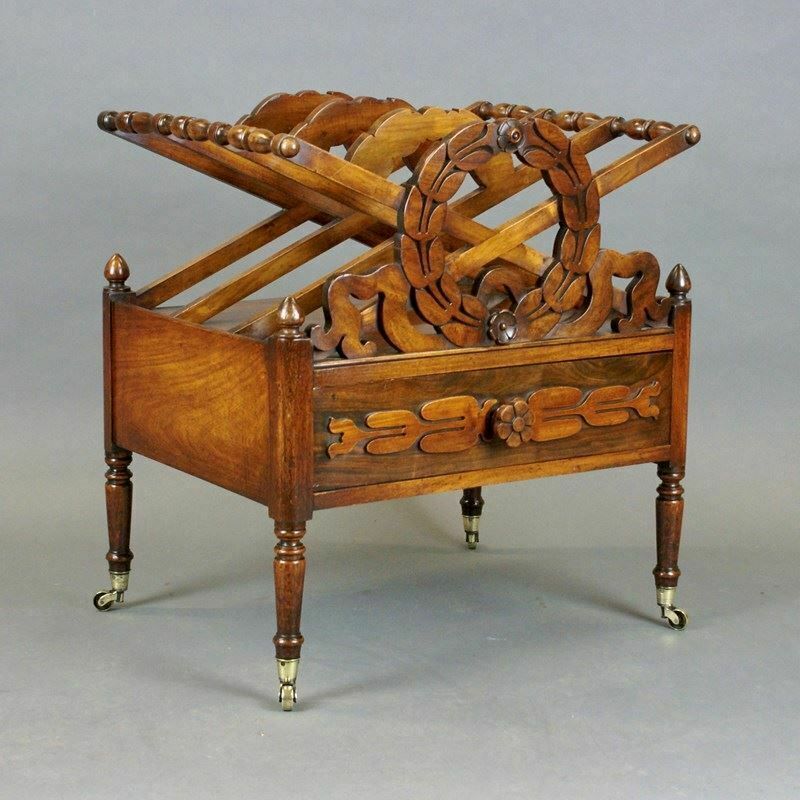 A Regency Rosewood Canterbury In The Manner Of J C Loudon photo for sale