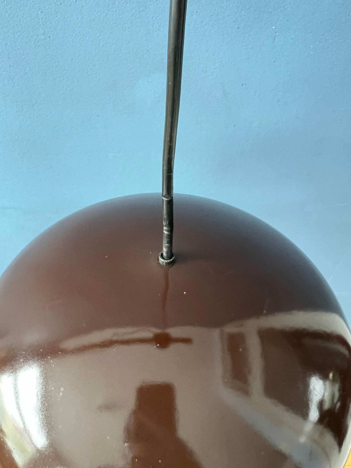 Mid Century Brown Arabia Pendant Lamp By Kaj Franck For Fog & Morup photo vintage