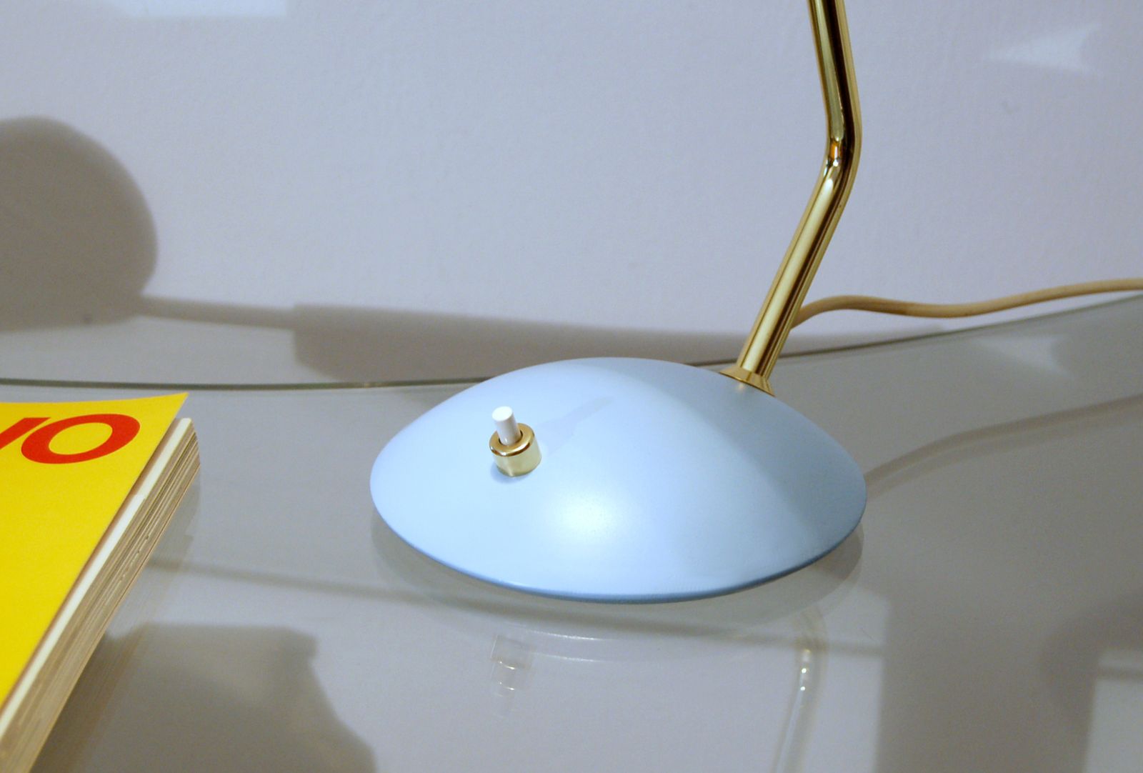 photo vinterior Desk Lamp Stilnovo   Mod. 8042   Italy 1959   Light Blue