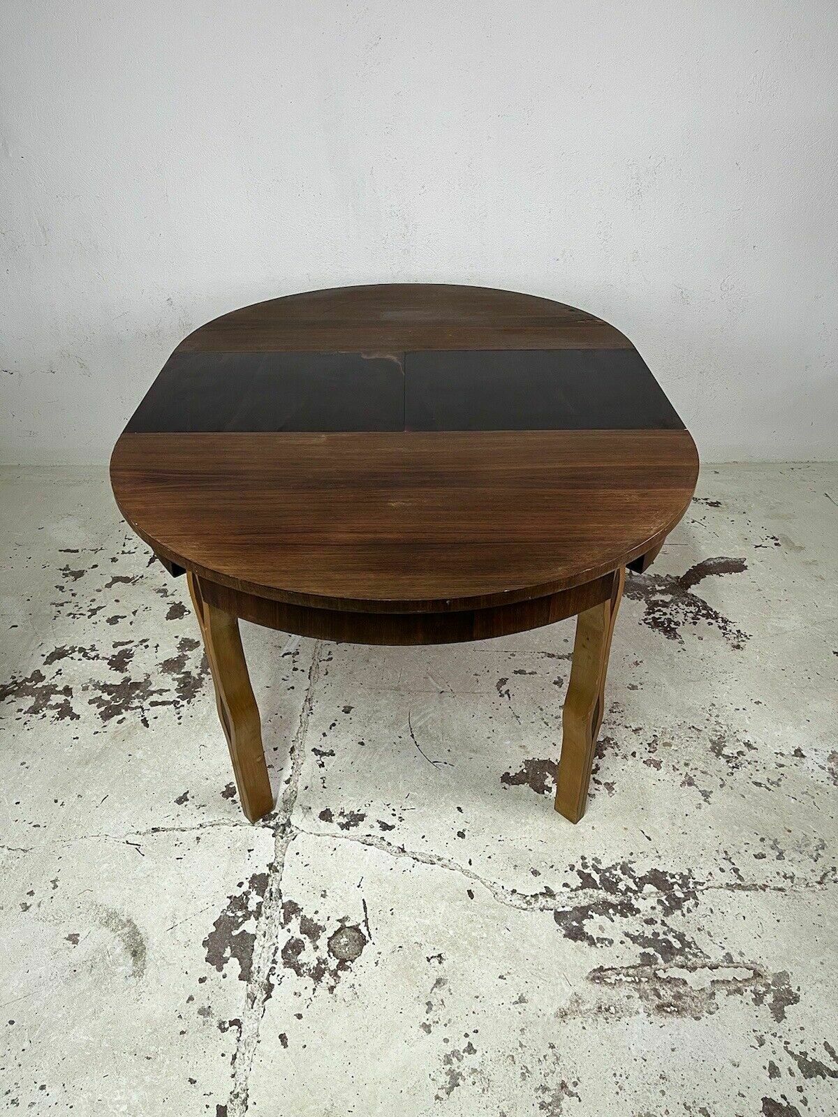 photo vinterior Ico Parisi Decorated Wooden Table, 1950s Vintage Design