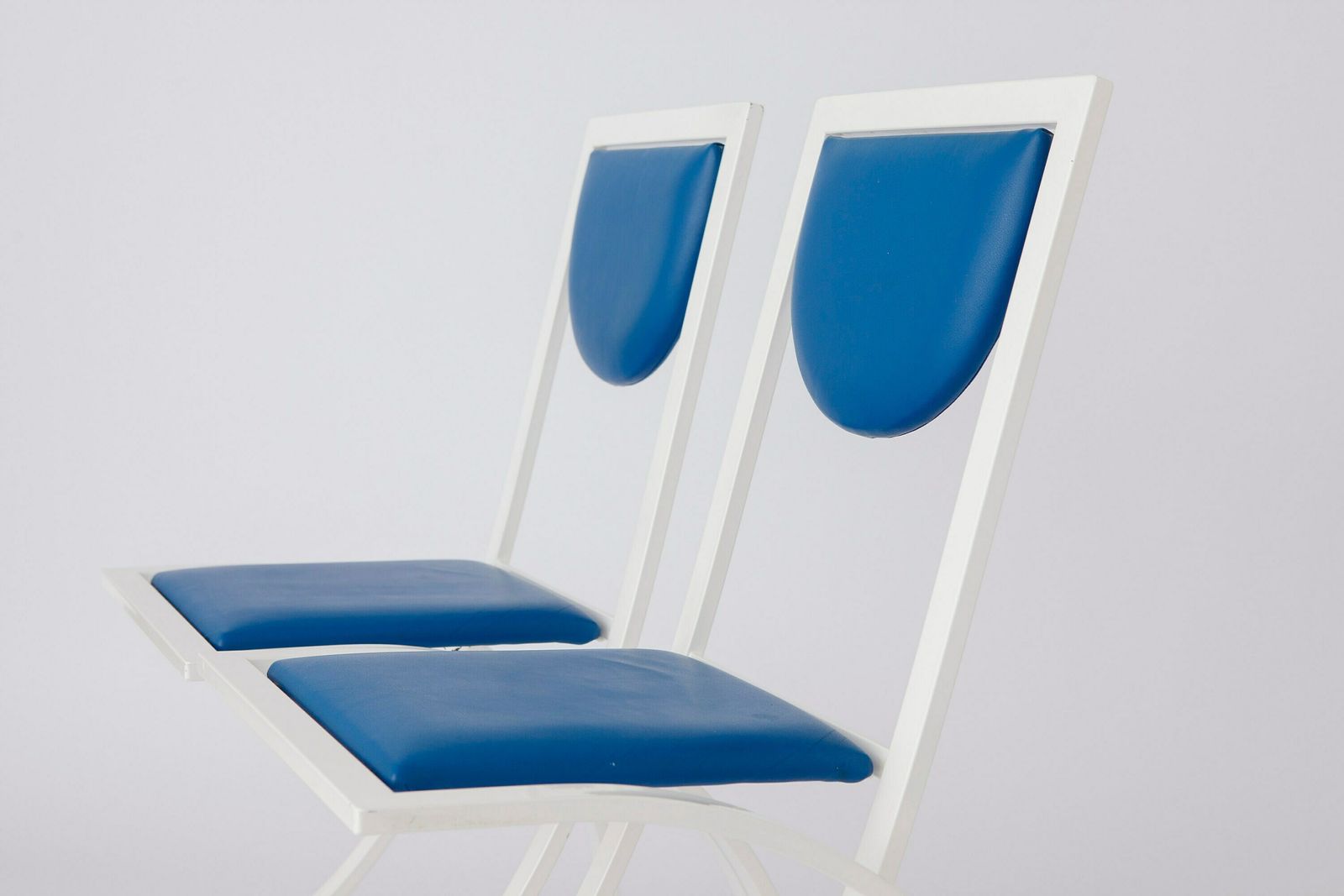 2 Dining Chairs By Karl Friedrich Förster For Manufacturer Kff Germany, 1980s, Set Of 3 photo vintage