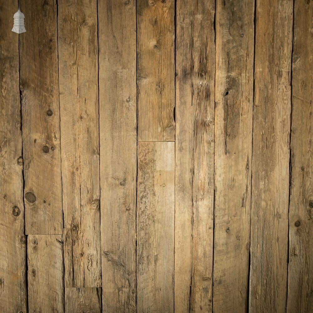 Distressed Pine Boards, 8.5 Inch Wide, Batch Of 10.8 Square Metres photo Home Fixtures