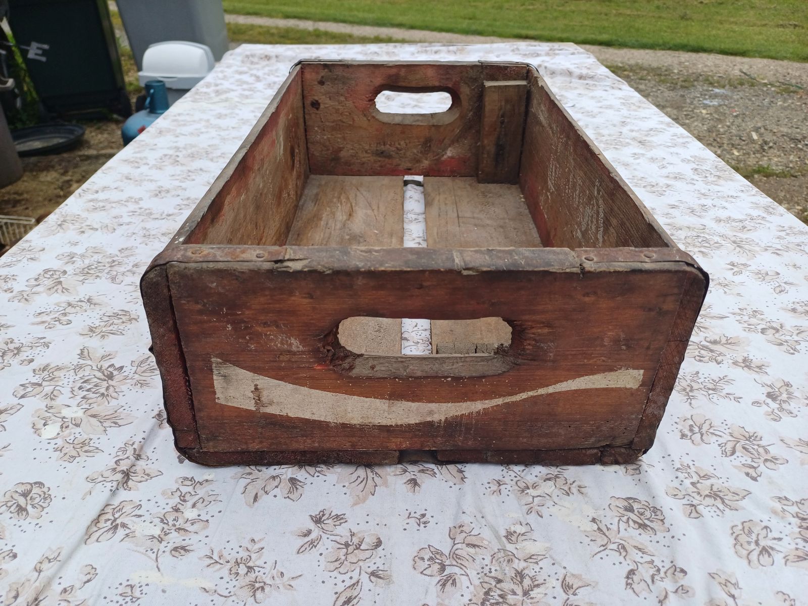 Coca Cola Wooden Crate: Kisii, 1950s photo Home Decor