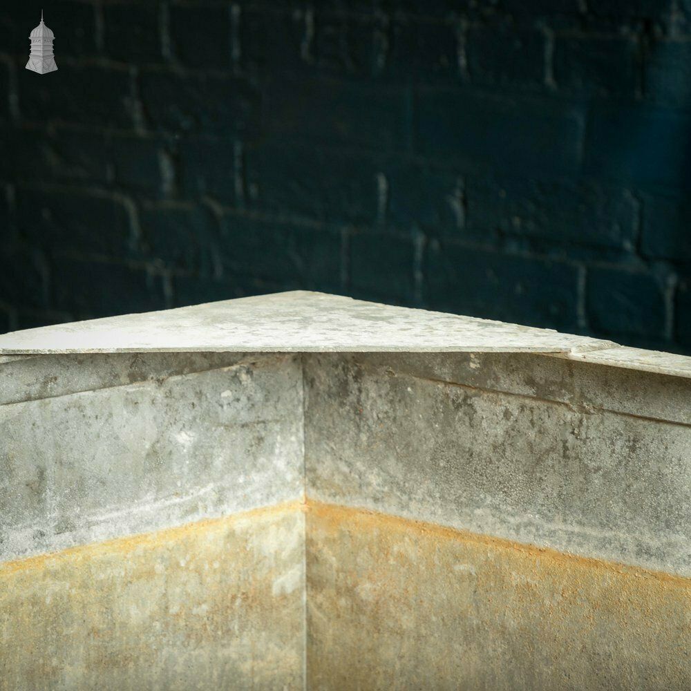 Galvanised Water Tank, Large Reclaimed Metal Planter photo Garden Decor